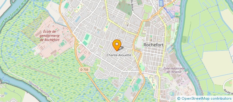 localisation de l'entreprise L'ESCALIER DES PONCHETTES  ROCHEFORT