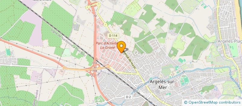 localisation de l'entreprise L'ESCALIETEUR SN  ARGELES-SUR-MER