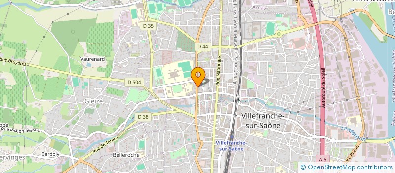 localisation de l'entreprise L ESCAMPETTE à VILLEFRANCHE-SUR-SAONE