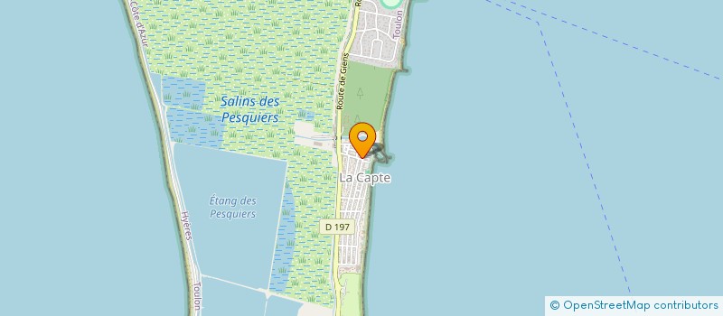 localisation de l'entreprise L'ESCAMPO à HYERES