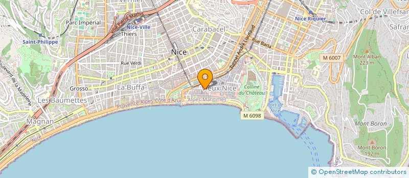localisation de l'entreprise L ESCAPADE à NICE