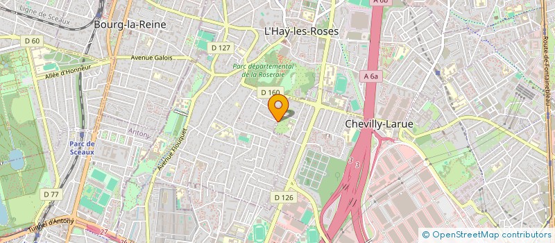 localisation de l'entreprise L ESCAPADE  L'HAY-LES-ROSES