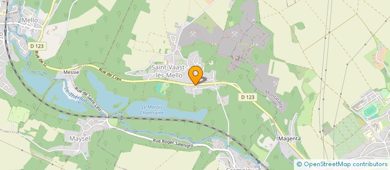 localisation de l'entreprise L'ESCAPADE  SAINT-VAAST-LES-MELLO