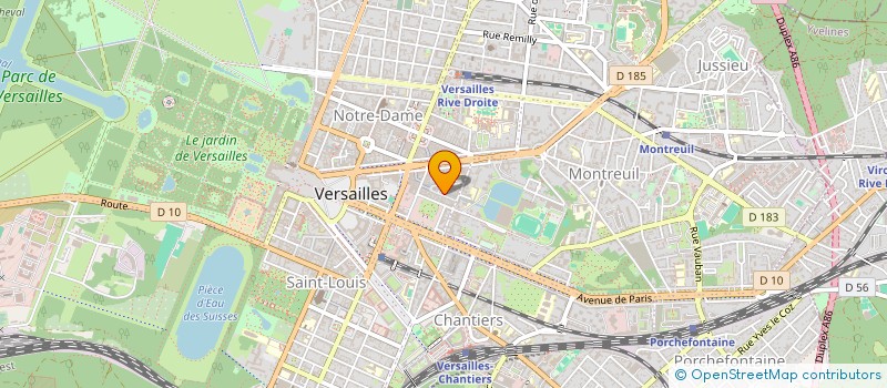 localisation de l'entreprise L'ESCAPADE à VERSAILLES