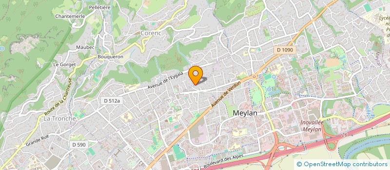 localisation de l'entreprise L' ESCAPADE à MEYLAN