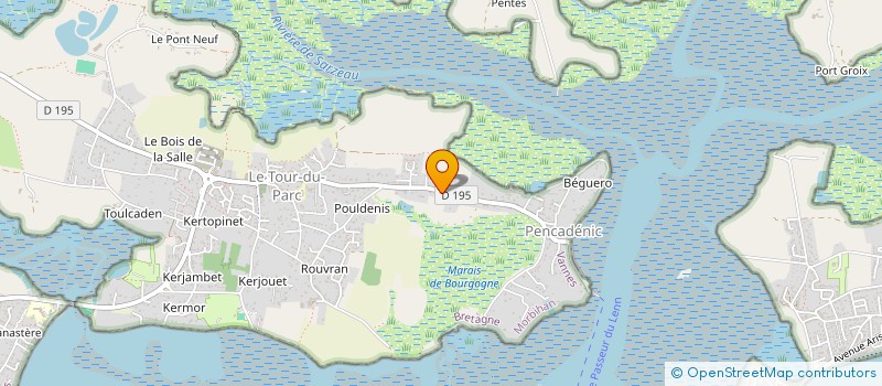 localisation de l'entreprise L'ESCAPADE  LE TOUR-DU-PARC