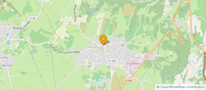 localisation de l'entreprise L'ESCAPADE à TALUYERS