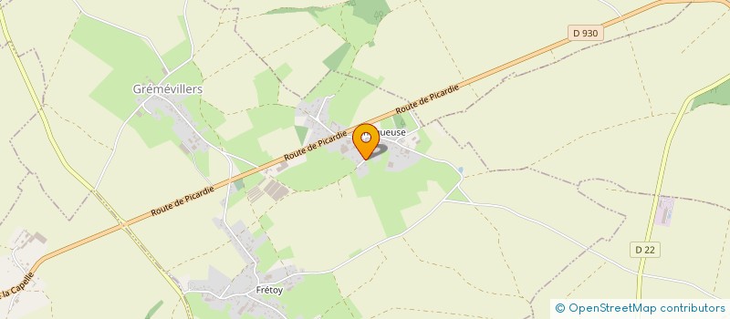 localisation de l'entreprise L'ESCAPADE  SAINT-DENISCOURT