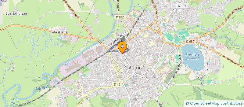 localisation de l'entreprise L'ESCAPADE BEAUTE à AUTUN