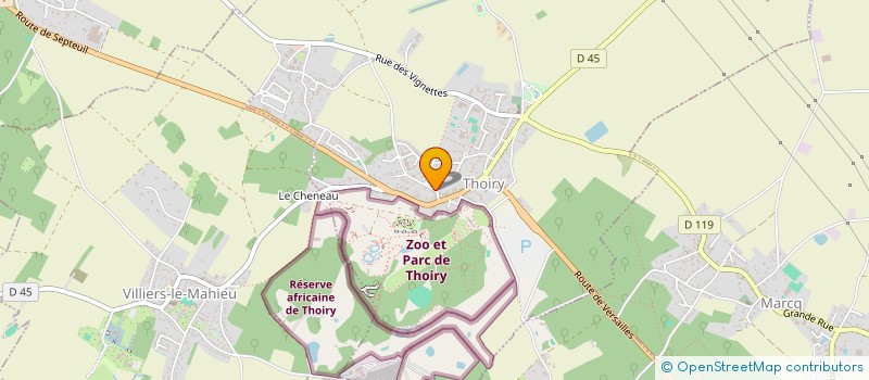 localisation de l'entreprise L ESCAPADE BEAUTE BIEN-ETRE à THOIRY