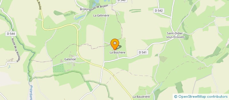 localisation de l'entreprise L'ESCAPADE D'ECOUVES à L'OREE-D'ECOUVES