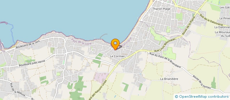 localisation de l'entreprise L'ESCAPADE DOUCE à LA PLAINE-SUR-MER