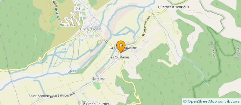 localisation de l'entreprise L'ESCAPADE GOURMANDE  BRAS-D'ASSE