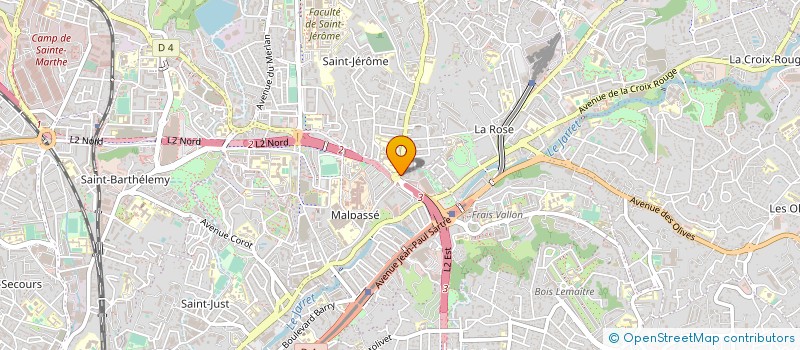 localisation de l'entreprise L'ESCAPADE II à MARSEILLE