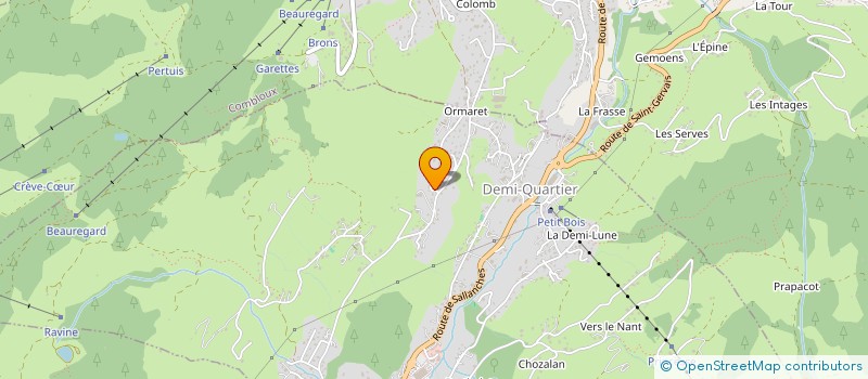 localisation de l'entreprise L'ESCAPADE MB  DEMI-QUARTIER