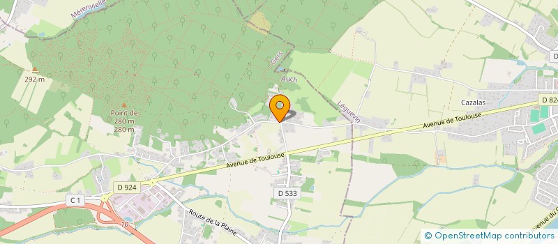 localisation de l'entreprise L'ESCAPADE NATURE ET GOURMANDE  PUJAUDRAN