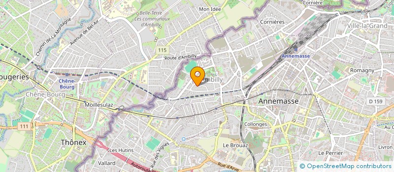 localisation de l'entreprise L'ESCAPISTE à AMBILLY