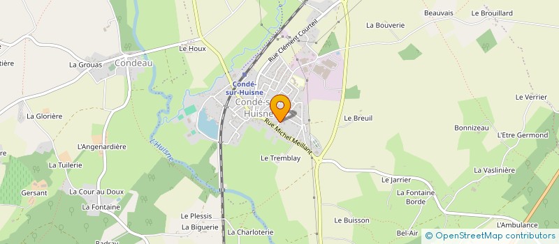 localisation de l'entreprise L'ESCARBILLE à COUR-MAUGIS SUR HUISNE