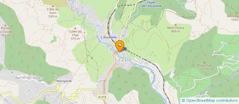 localisation de l'entreprise L'ESCARENE ANIMATION LOISIRS ENFANCE  L'ESCARENE