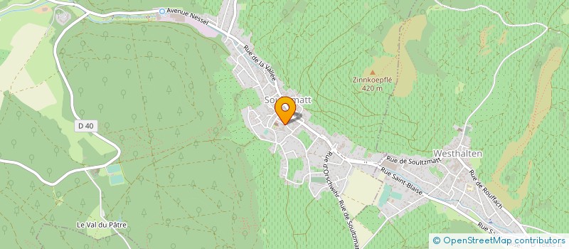 localisation de l'entreprise L'ESCARGOLADE  SOULTZMATT