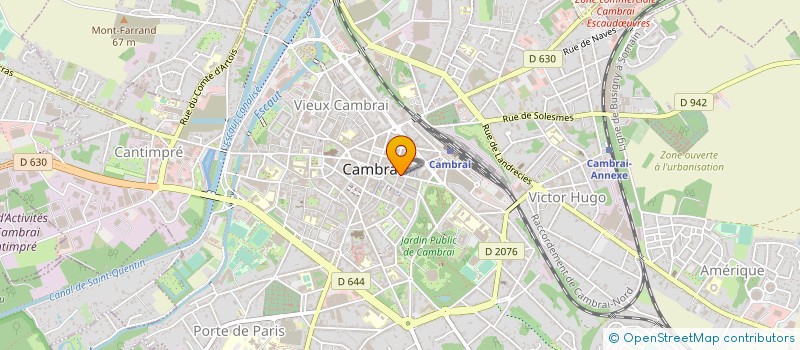 localisation de l'entreprise L'ESCARGOT à CAMBRAI