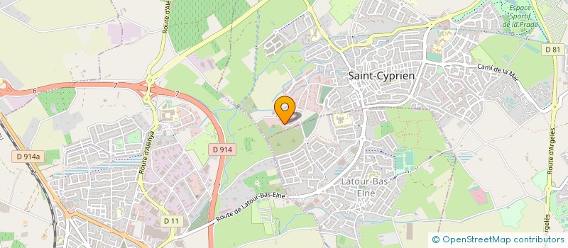 localisation de l'entreprise L'ESCARGOT CATALAN  SAINT-CYPRIEN