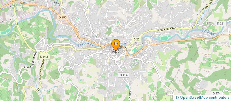 localisation de l'entreprise L ESCARPIN à APT