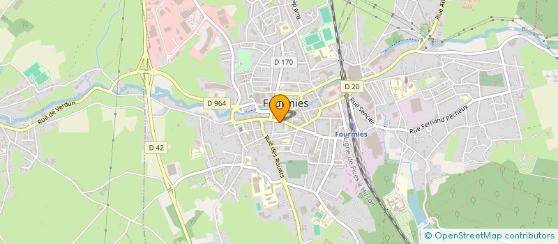 localisation de l'entreprise L'ESCARPIN à FOURMIES