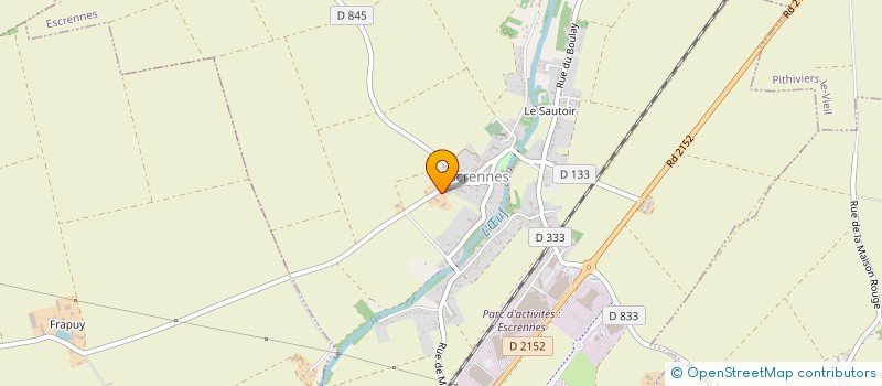 localisation de l'entreprise L'ESCRENNOISE à ESCRENNES