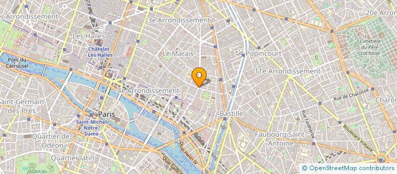 localisation de l'entreprise L'ESCURIAL  PARIS