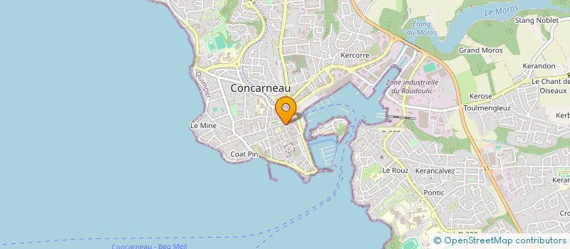 localisation de l'entreprise L'ESKAL à CONCARNEAU