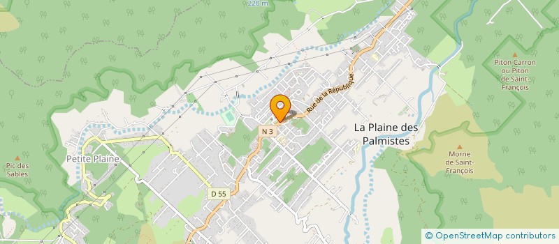localisation de l'entreprise L'ESKAL GOURMAN à LA PLAINE-DES-PALMISTES