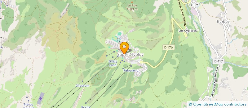 localisation de l'entreprise L ESP@CE LOCATION  DEVOLUY