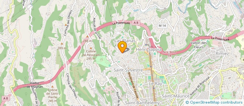localisation de l'entreprise L'ESPA à NICE