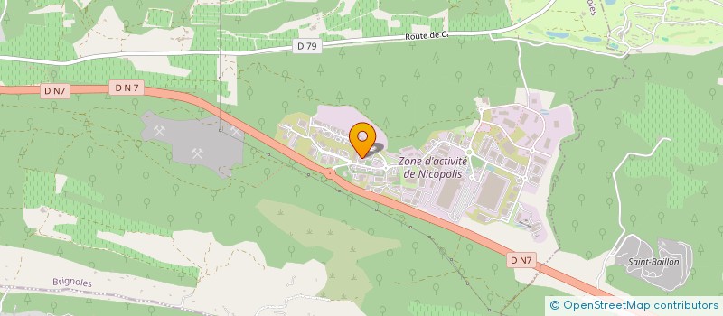 localisation de l'entreprise L'ESPACE à BRIGNOLES