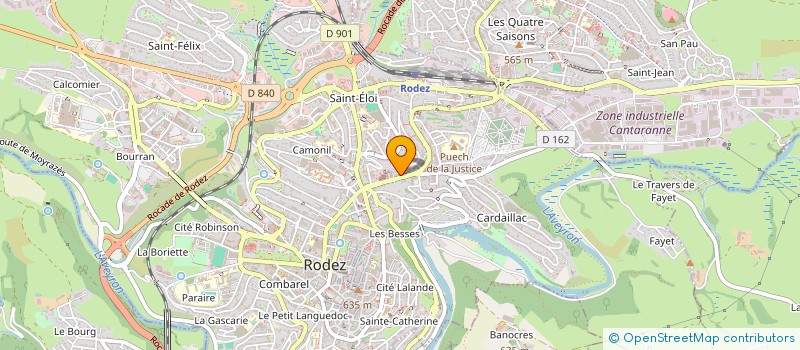 localisation de l'entreprise L'ESPACE  RODEZ