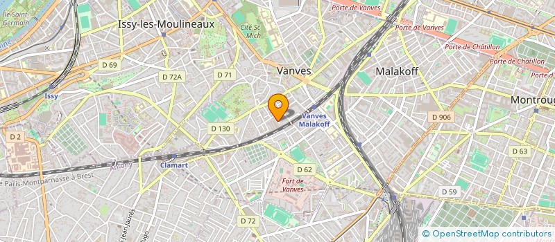 localisation de l'entreprise L'ESPACE D'ETRE à VANVES
