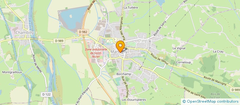 localisation de l'entreprise L'ESPACE DE LA COUSETTE à MARCIGNY