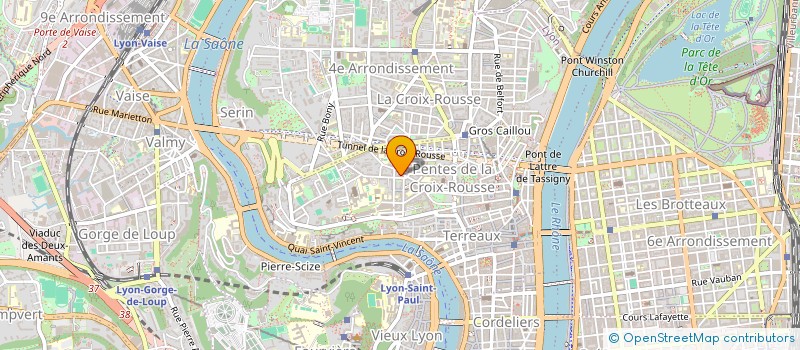 localisation de l'entreprise L'ESPACE DES CANUTS  LYON 1ER