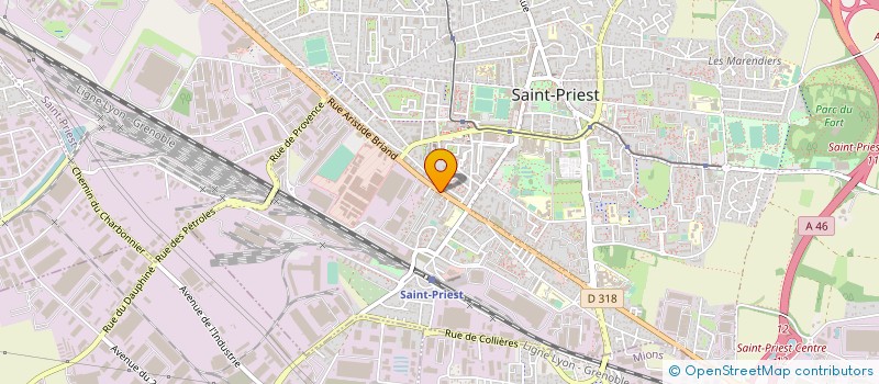 localisation de l'entreprise L ESPACE DES MERVEILLES  SAINT-PRIEST
