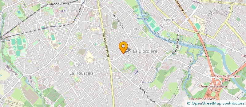 localisation de l'entreprise L'ESPACE DU CYCLE à REZE