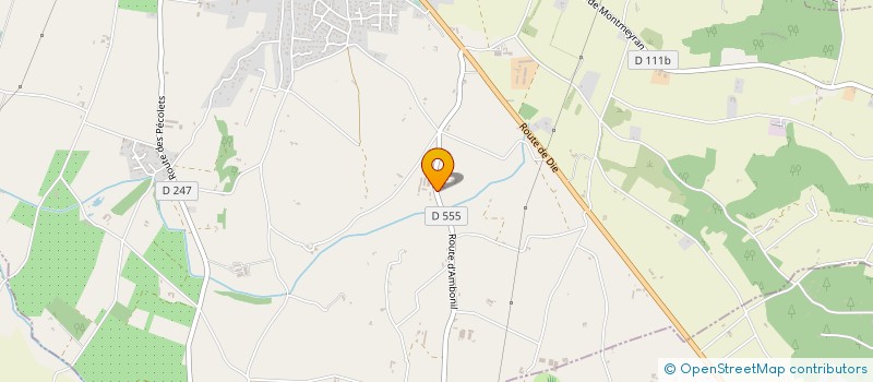 localisation de l'entreprise L'ESPACE ET LA VIE  MONTOISON