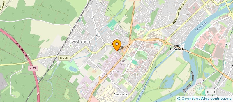 localisation de l'entreprise L'ESPACE FUNERAIRE DE FUCHERANS  FOUCHERANS