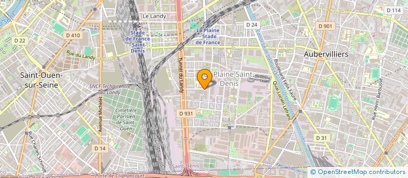 localisation de l'entreprise L'ESPACE IMAGINAIRE à SAINT-DENIS