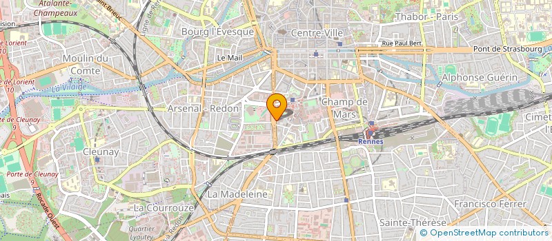 localisation de l'entreprise L'ESPACE LOISIRS à RENNES