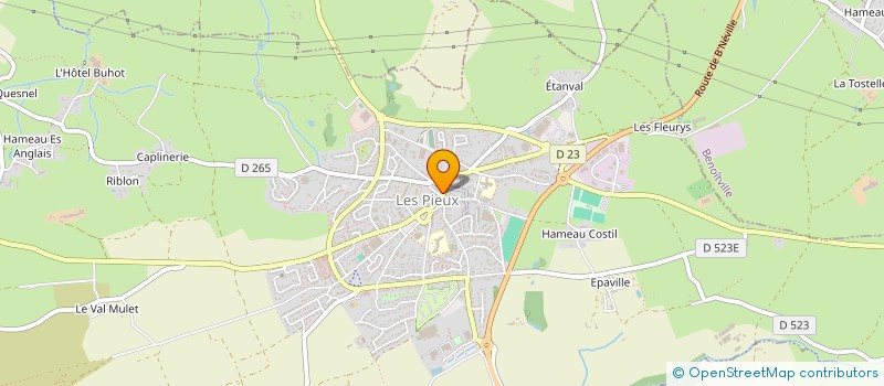 localisation de l'entreprise L'ESPACE MARIN  LES PIEUX