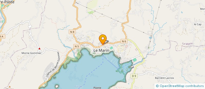 localisation de l'entreprise L'ESPACE MARIN SARL à LE MARIN