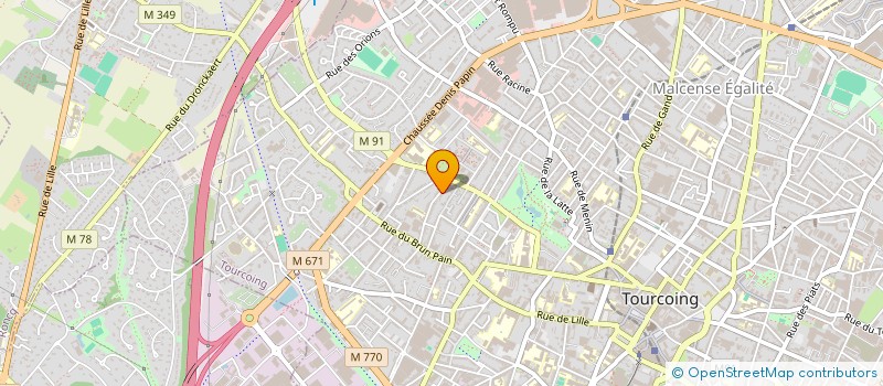 localisation de l'entreprise L'ESPACE PROFESSIONNEL DE LA SECURITE  TOURCOING