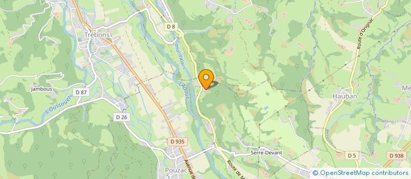 localisation de l'entreprise L'ESPACE PYRENEEN CUISINE ET SAVEURS à POUZAC