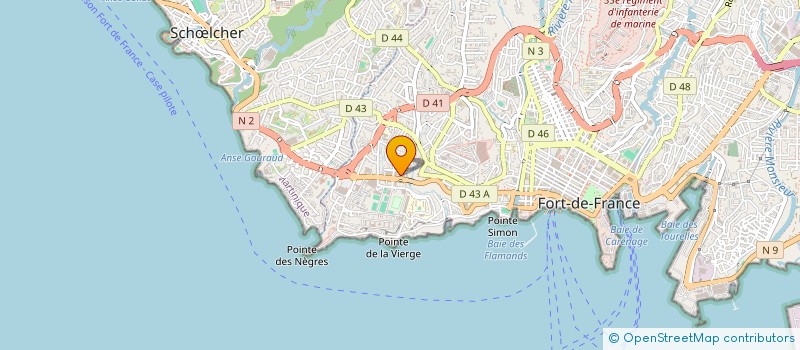 localisation de l'entreprise L'ESPACE SANTE SAP à FORT-DE-FRANCE